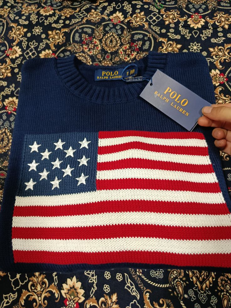 US Flag RL Sweater
