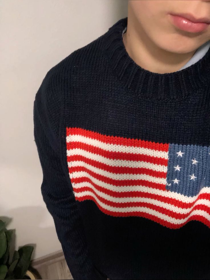US Flag RL Sweater
