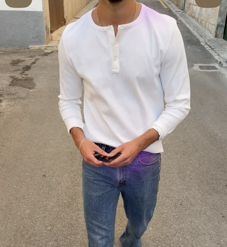 Henley long sleeve
